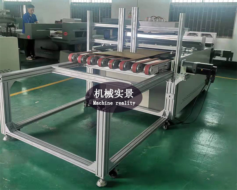 紙箱無版印刷機設備實拍，紙箱數碼印刷機廠家實拍機械。